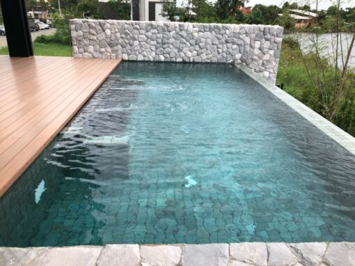 กระเบื้องสระว่ายน้ำหินธรรมชาติ รุ่น ซูกาบูมิ - Image 4