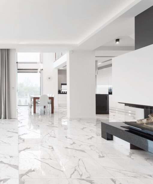 กระเบื้องลายหินอ่อน cotto รุ่น GP ROYAL STATUARIO (SATIN) R/T 60X60 PM - Image 2