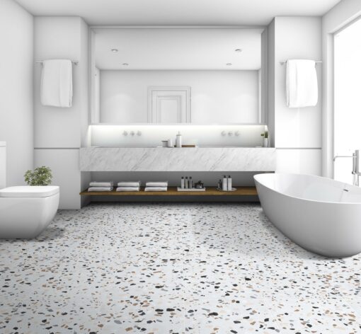TERRAZZO cotto รุ่นFT ADORA CASA WHITE R/T 40X40 PM - Image 2