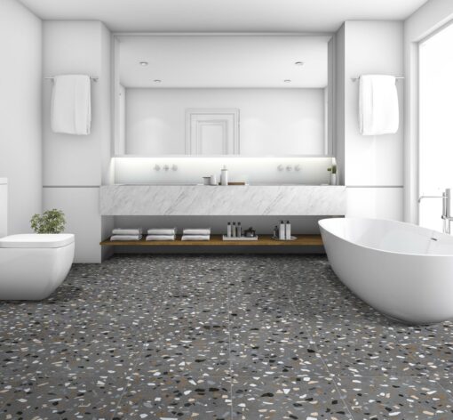 TERRAZZO cotto รุ่น FT ADORA CASA DARK GREY R/T 40X40 PM - Image 2