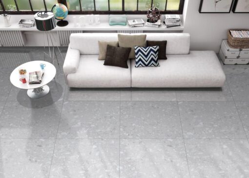 TERRAZZO cotto รุ่น GP URANUS-LIGHT GREY (POL) R/T 60x60 PM - Image 2