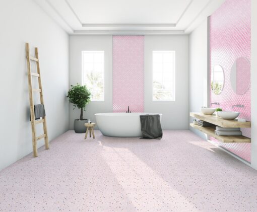 TERRAZZO Cotto รุ่น FT CHAMOMILE PINK R/T 40X40 PM - Image 3