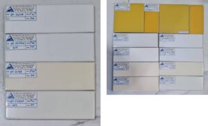 เฉดสีกระเบื้อง Subway tiles